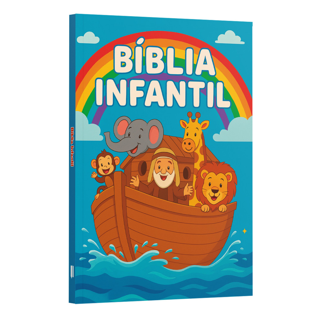 Bíblia Infantil | Caminho Colorido em Oferta na Shopee