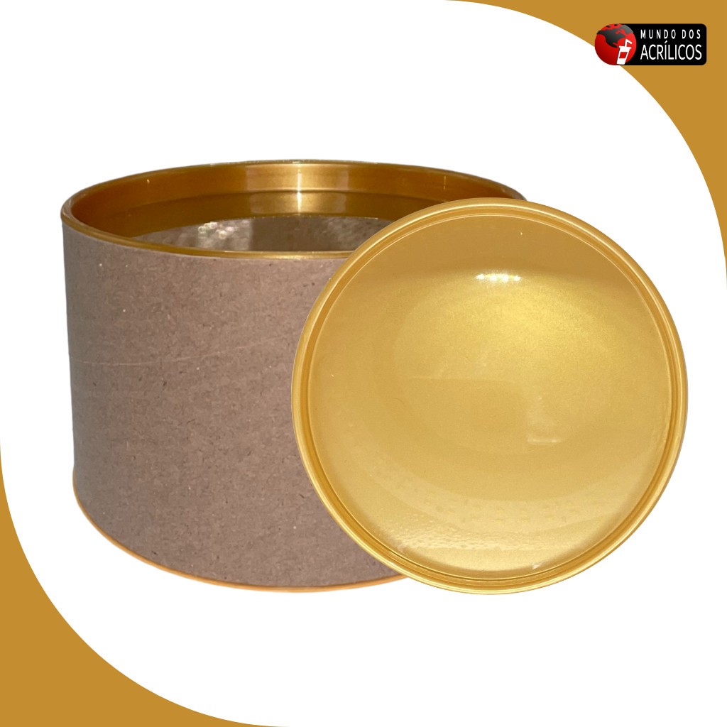 10-25 Tubos latas Premium na Cor Dourado 7x10 cm P/ Personalizar lembrancinha Artesanato Embalagem Criativa em Oferta na Shopee