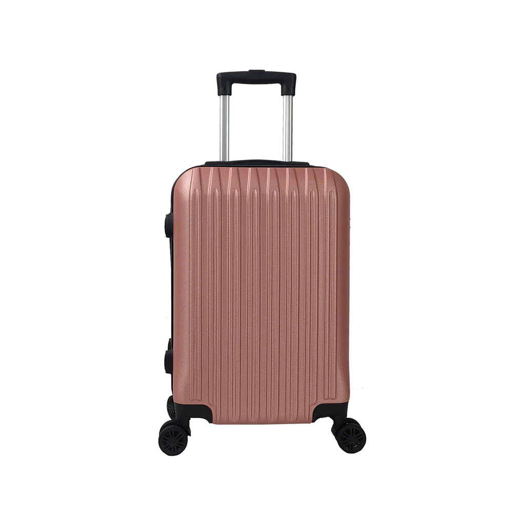 Mala De Bordo Kozi 10kg Abs Rodinhas 360 Leva Na Cabine Anac, mala de viagem, cor rose-gold, rosa