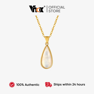 Vnox Ouro Branco Concha Gota De Água Pingente Colar Para Mulheres Meninas À Prova Dwaterproof & Não Desbotamento Enviar em Oferta na Shopee