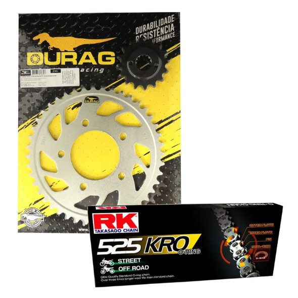 Kit Relação Durag Honda Shadow 600 16/44 525 Rk