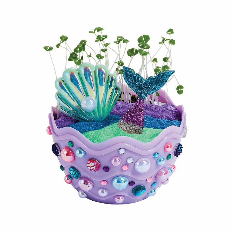 Detalhes do Mini Jardim Mágico Encantado de Sereia Creativity for Kids 6243900 Faber-Castell