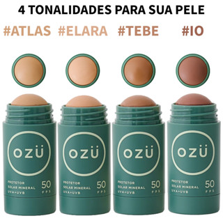 Protetor Solar Facial Mineral Praia Piscina 50fps Surf Ozu em Oferta na Shopee
