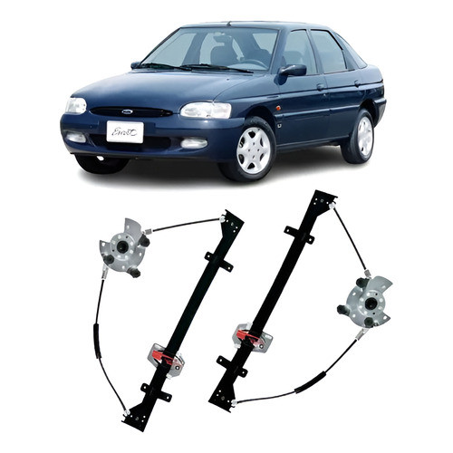 Par Elevador Vidro Elétrico Escort Hatch 1997/03 Dnt