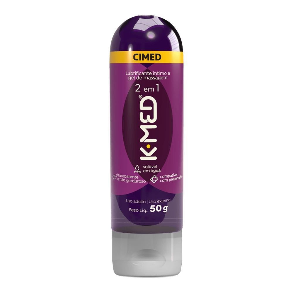 K-Med Gel Lubrificante Íntimo 2 Em 1 Com 50G