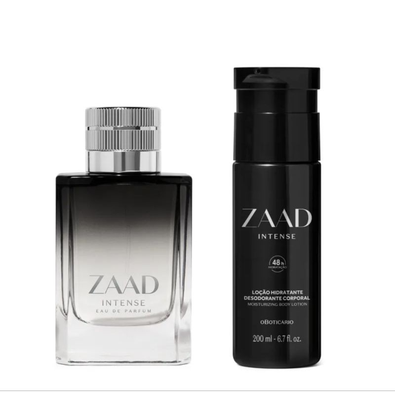 Combo Zaad Intense: Eau De Parfum 95ml + Loção Corporal 200ml