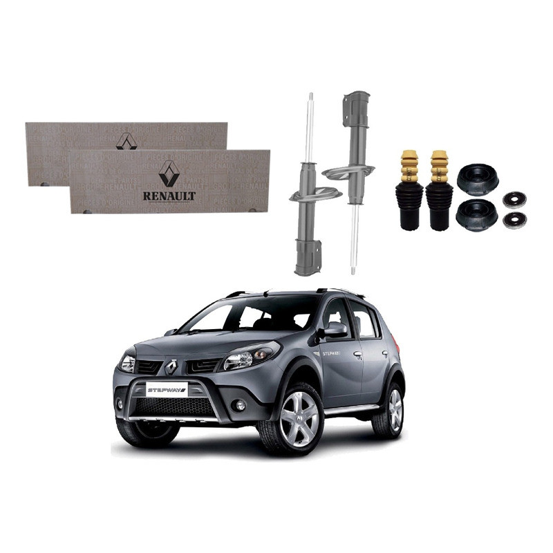 Kit Amortecedor Dianteiro, Sandero Stepway 1.6 2008 A 2013 em Oferta na Shopee