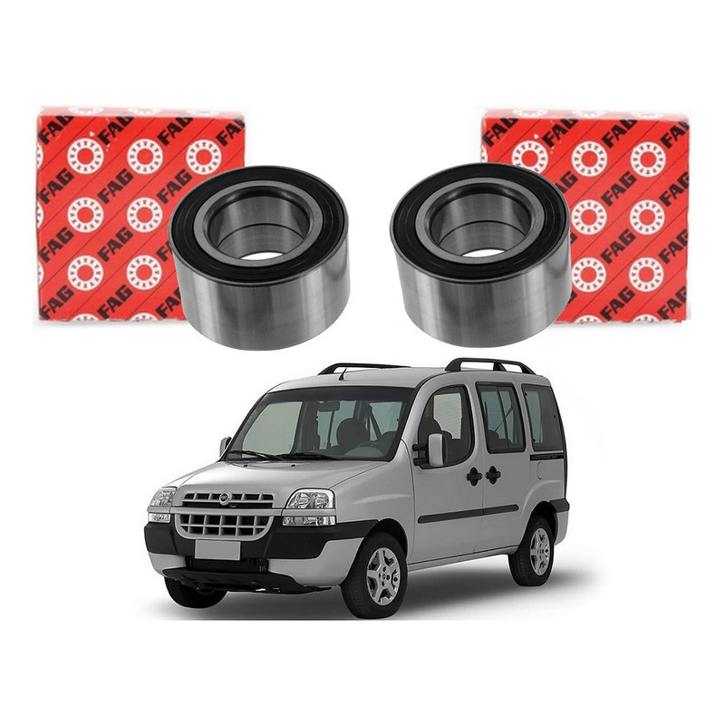 Par Rolamento Roda Dianteiro Fag, Doblo 1.8 2004 A 2010