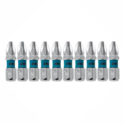 BITS PHILLIPS PH2, ACO CROMO MOLIBDENIO, 25MM, 10PCS // GROSS