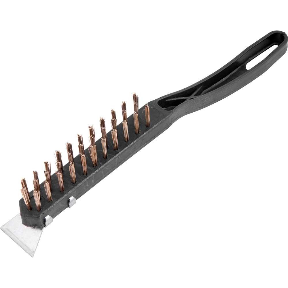 Escova de aço carbono manual com 3 fileiras - Vonder em Oferta na Shopee