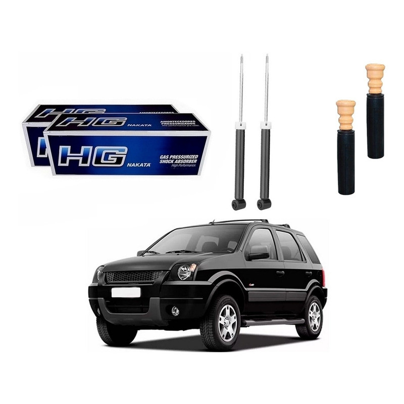 Kit Amortecedor Traseiro, Ecosport 1.6 2.0 2003 A 2007