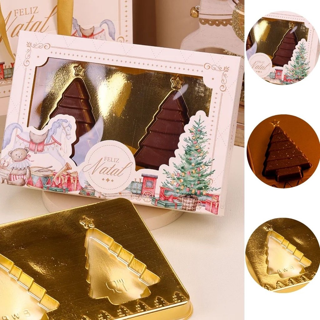10 CAIXA P/ 2 BOMBONS COM BLISTER DUO ARVORE CANDURA 5386 ( JANGO NATAL 2025 ) 5292