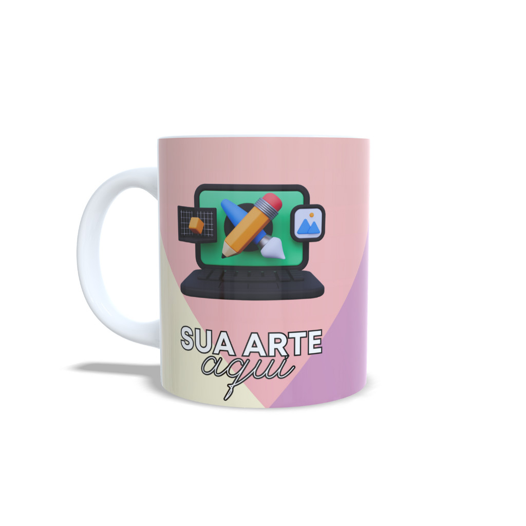Caneca Personalizada com Sua Imagem, Sua Arte, Seu Jeito, Sua Estampa