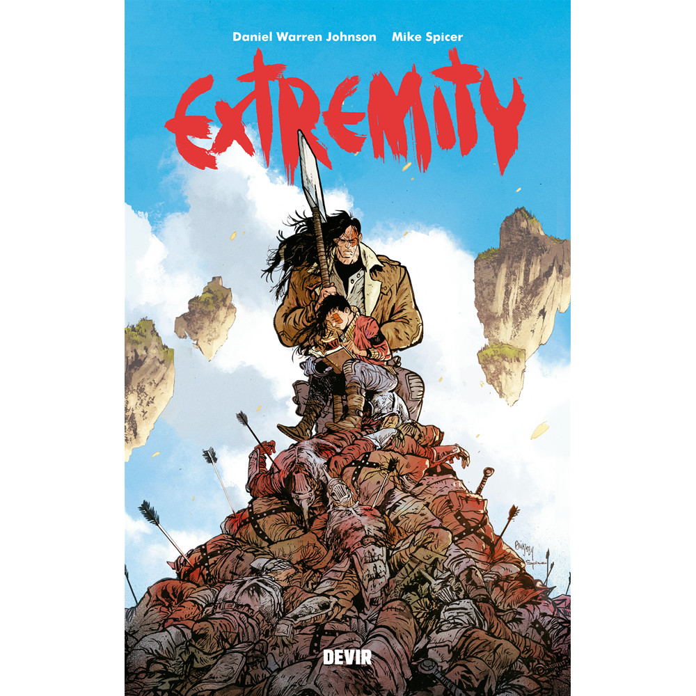 Capa do livro Comics - Extremity - por Daniel Warren Johnson - Editora Devir Livraria