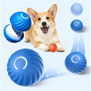 Bolinha Eletrônica Automática para Cachorro | Brinquedo Ativo Recarregável USB | Moviment…