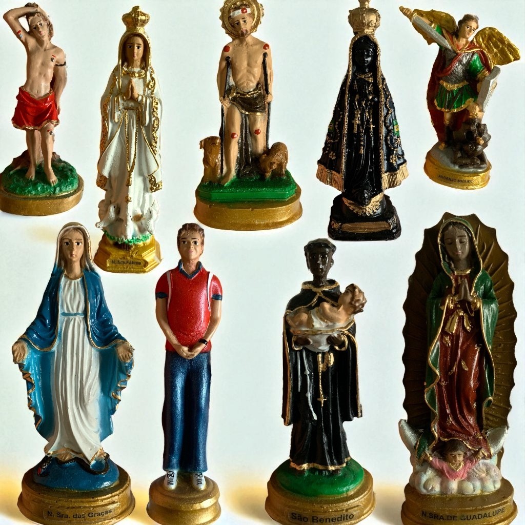 Imagens Santos Católico Diversos 12cm em Resina em Oferta na Shopee