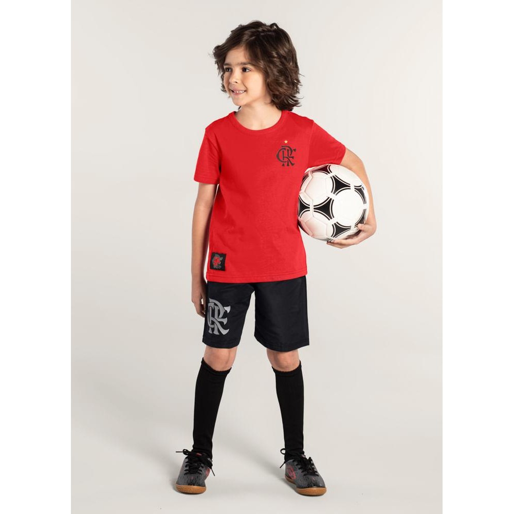 Conjunto Flamengo infantil menino Brandili
