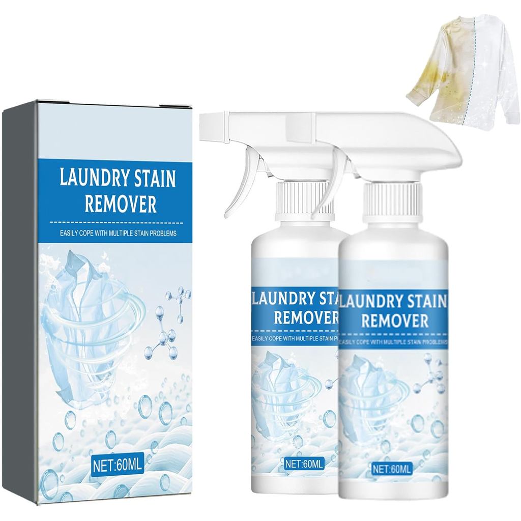 Non-Ionic Laundry Pre-, 2026 New Clothing Emulsifier, Non-Ionic Emulsifie, Laundry Stain Remover Spray For Grease, Oil (