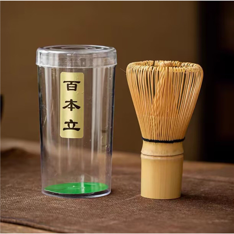 Batedor de chá da Dinastia Song, batedor de matcha para cerimônia de chá japonesa, espumador de chá, suporte de bambu pa