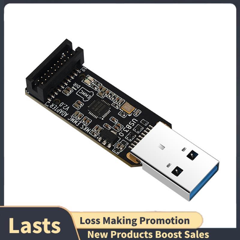 Leitor De Cartão USB 3.0 EMMC-Adapter V2 Adaptador DIY Programador De Placa De Controle Principal
