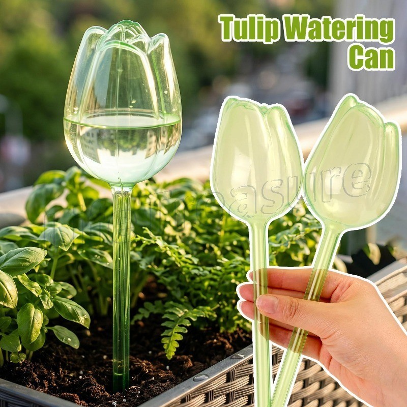 Ferramenta De Irrigação De Jardim Doméstico-Waterer De Inserção Em Forma De Tulipa-Bola De Rega Automática De Bonsai-Lâm