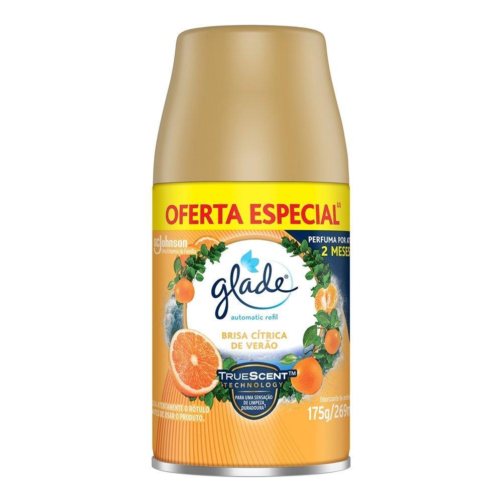 Purificador de Ar Glade Automatic Spray Brisa Cítrica Refil 269ml