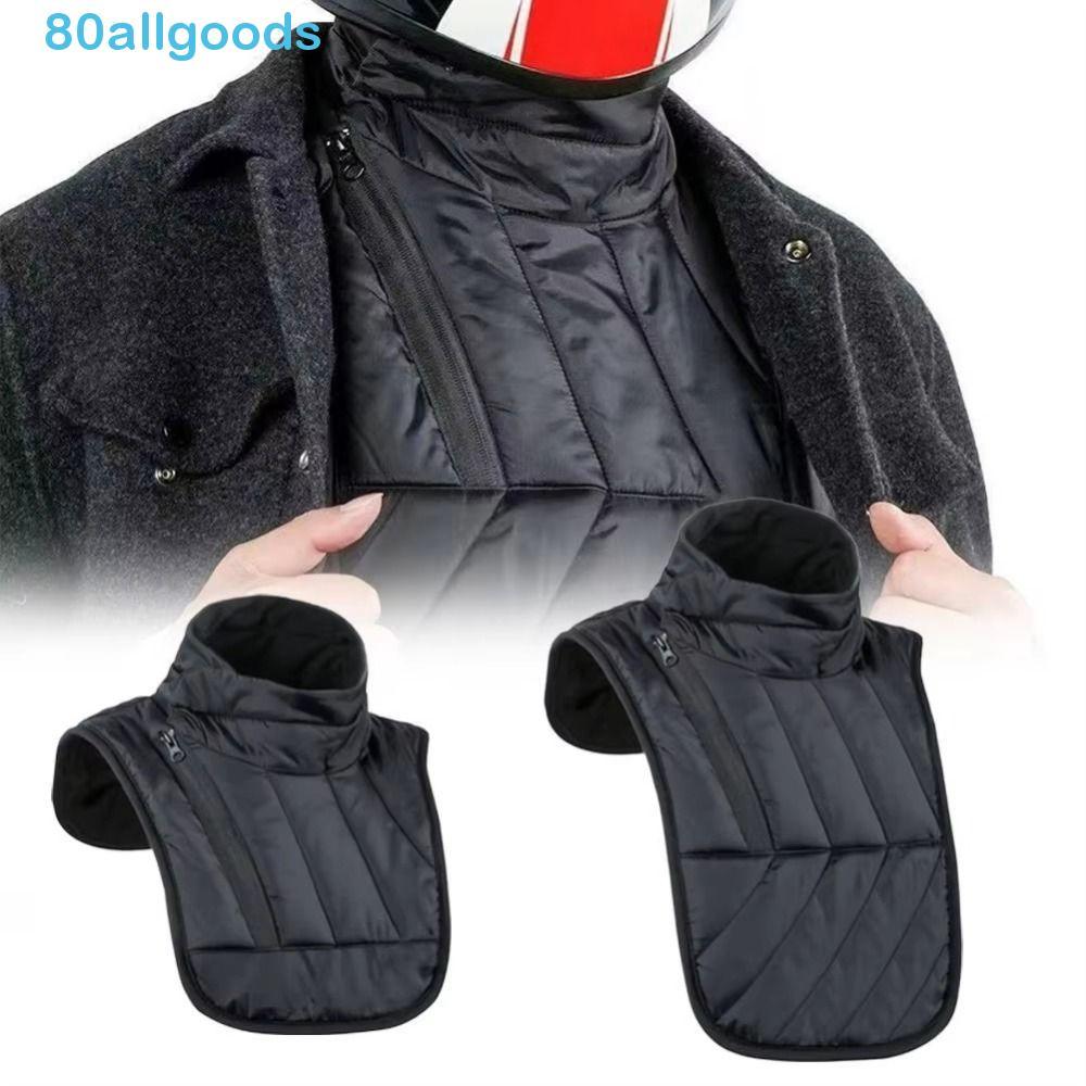 ALLGOODS1 Aquecedor De Pescoço Para Motocicleta De Inverno , Colete De Ombro Engrossado Ajustável , Lenço Protetor À Pro