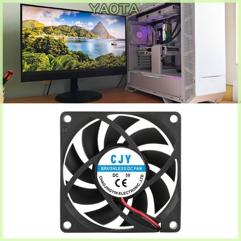 Yao 7015 Ventilador De Resfriamento Operação De Baixo Ruído ABS Carcaça Com Eficiência Energética 5 12 24V Para Pequenas