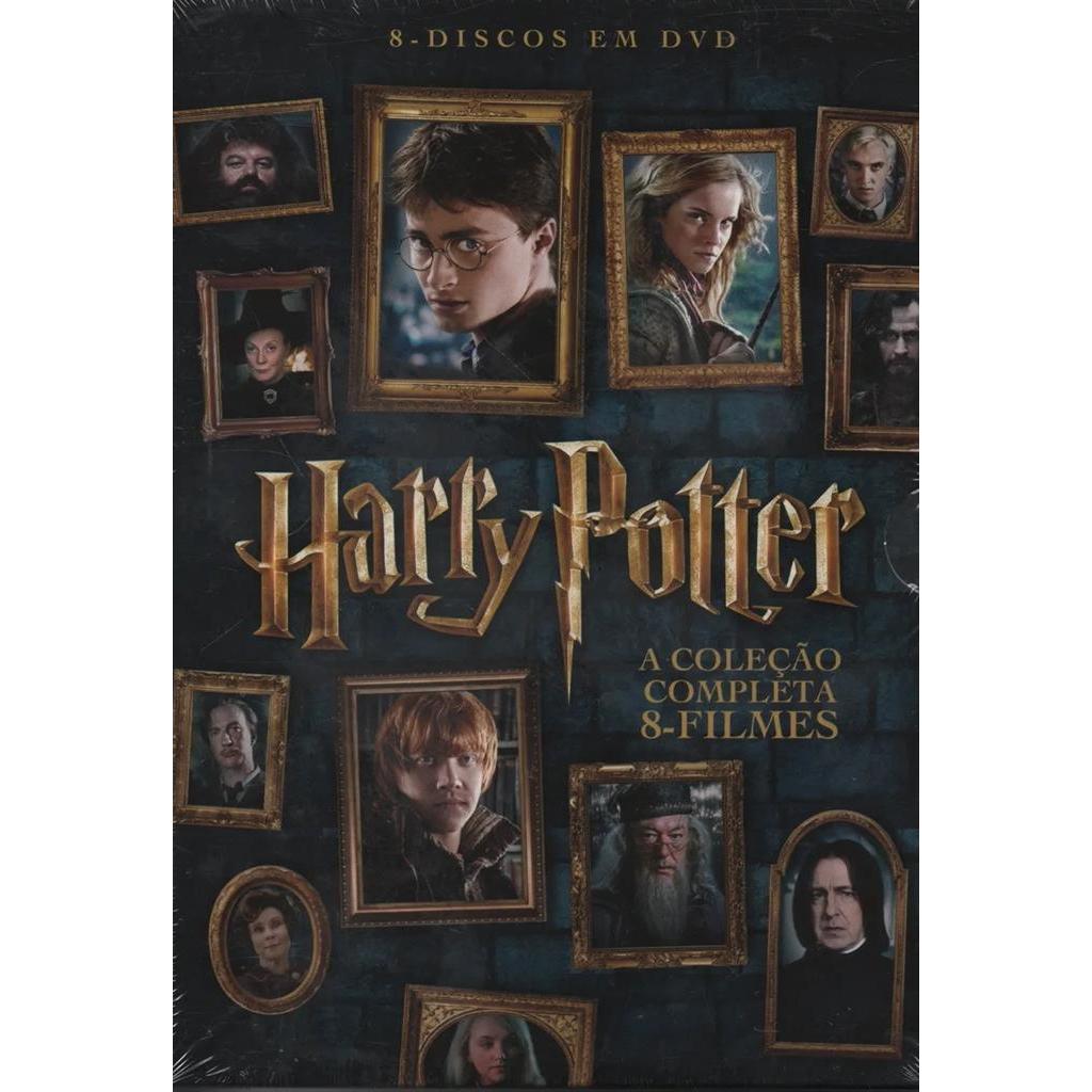 DVD Dvd Harry Potter A Coleção Completa 8 Filmes direção