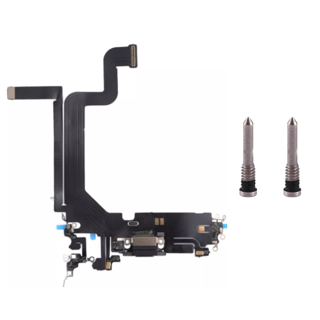 Conector Flex Dock De Carga Para iPhone 14 Pro Max + 2 Parafusos