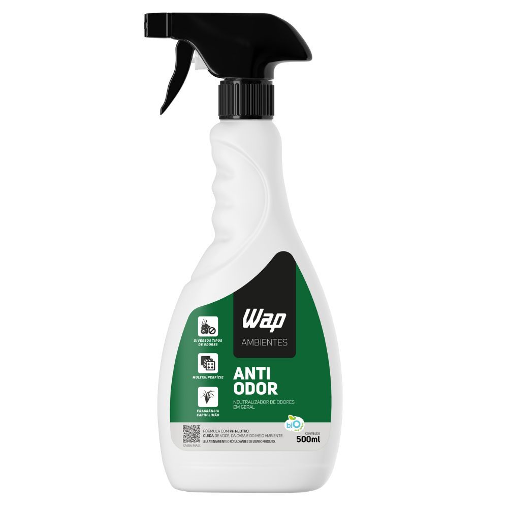 Adeus Odor Eliminador de Odores Pet Friend Cheiros Indesejáveis Fragrância Capim Limão 500ml Wap