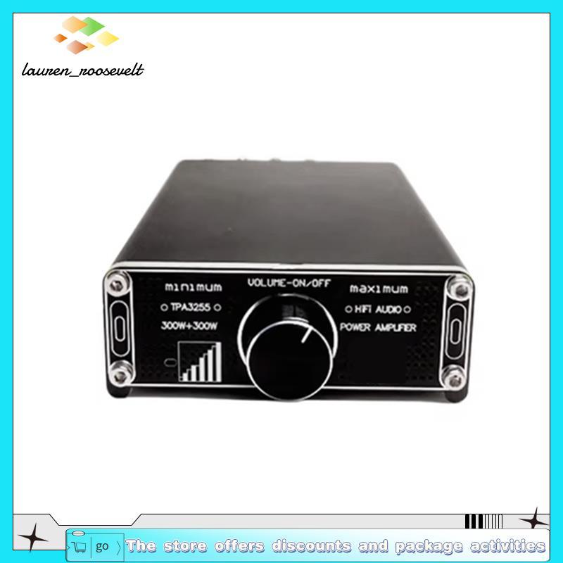 Amplificador Digital HIFI De Alta Potência G5 Home Mini 300W + 300W TPA3255 Edição Temperatura