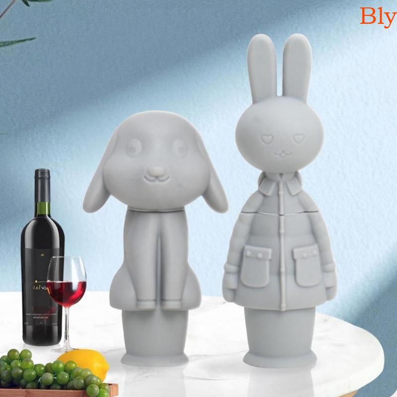 Bly Rolha De Garrafa De Silicone Prática E Fofa , Fácil Operação , Preserva A Qualidade Do Vinho Tinto