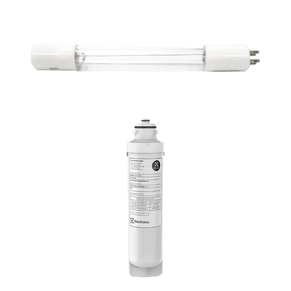 Kit Lâmpada UV Purificador PA30G e PA31G+Filtro/Refil Original para Purificador de Água PA21G / PA26G / PA31G Electrolux
