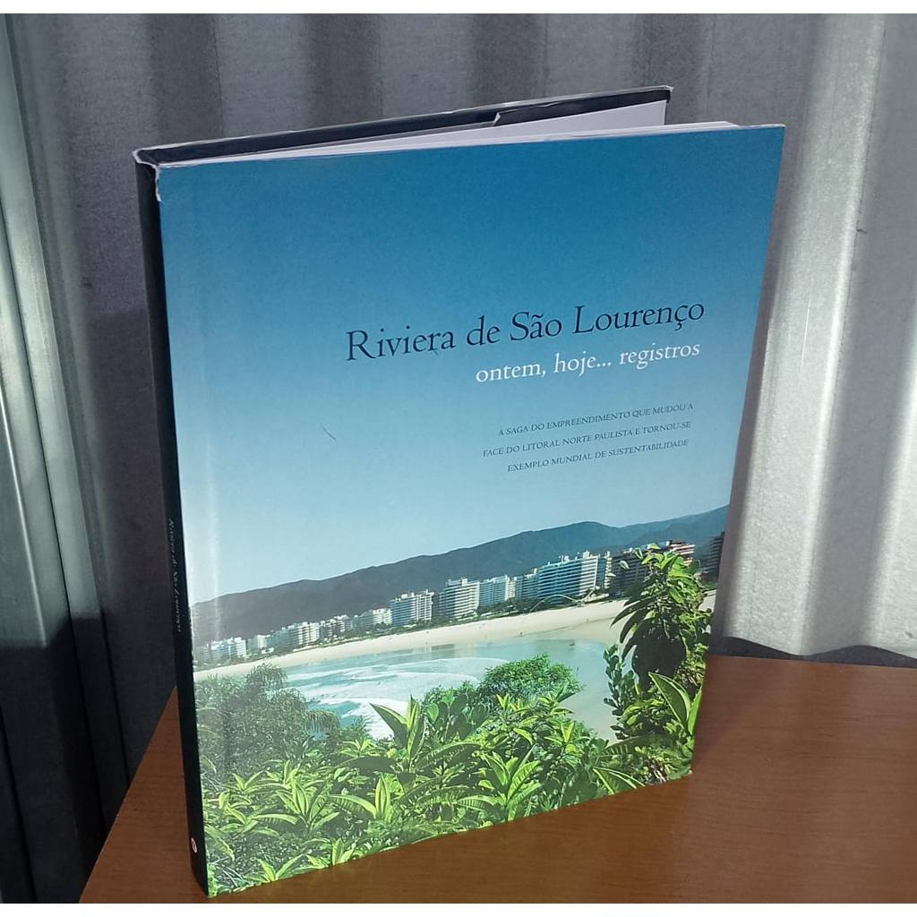 Livro Riviera de Sao Lourenço Ontem Hoje Registros Sheila Mazzolenis