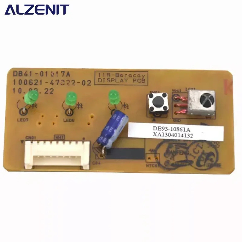 Novo Para Samsung Ar Condicionado Unidade Interna Placa De Controle De Recepção De Sinal DB93-10861A Display PCB DB41-01