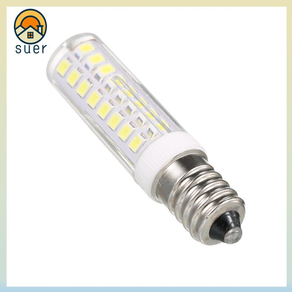 SUEBR 4PCS E14 LED Lâmpada De Milho , Mini Branca 7W E14 , Exaustor Para Geladeira