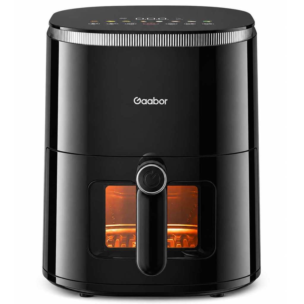 Air Fryer Digital Touch sem óleo Gaabor 4,2L Painel Touch  127V Preta