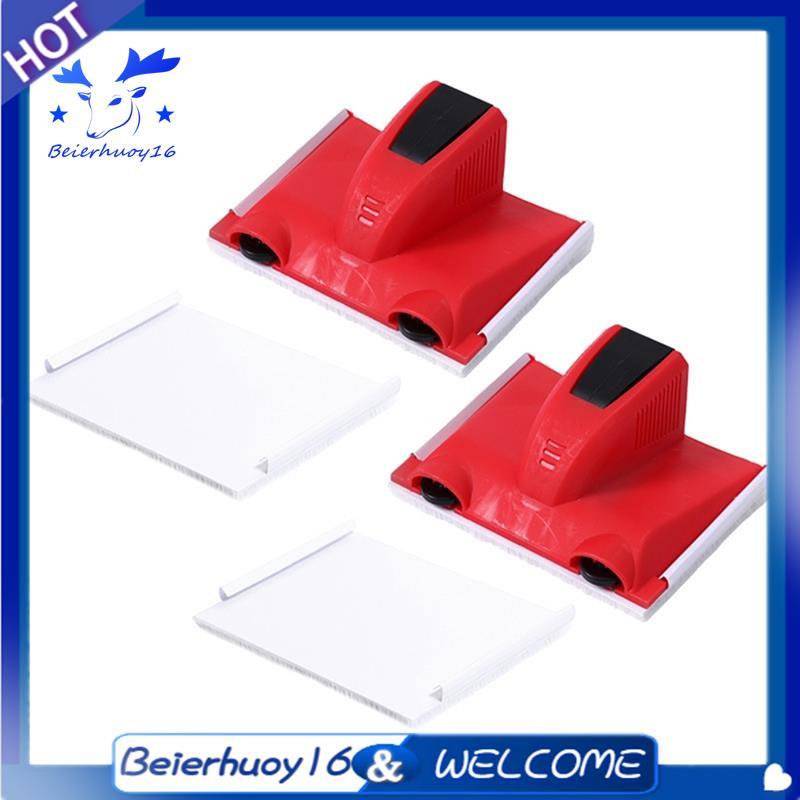 Para Tetos Cantos Rodapé 2 Pçs Kit De Ferramentas Edger Pintura Com 2 Almofadas , Ferramenta De Borda Aplicador De Pared