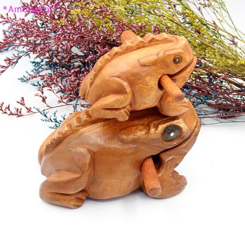 Entrehot > Luy Tailândia Madeira Artesanato Tradicional De Croaking Instrumento Musical Home Office Desk Decor Frog Craf