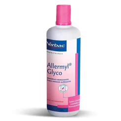 Shampoo Hidratante Allermyl Glyco para Animais Alérgicos 250ml Virbac