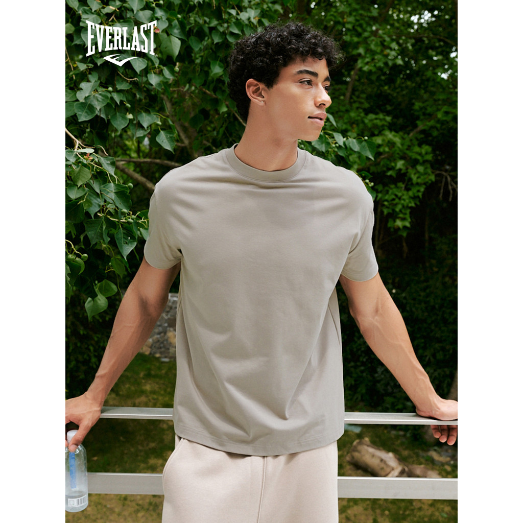 Americano EVERLAST Boxe Esportes Lazer Solona Camiseta Homens Ice Sense Secagem Rápida Simples Manga Explosão Manga Curt