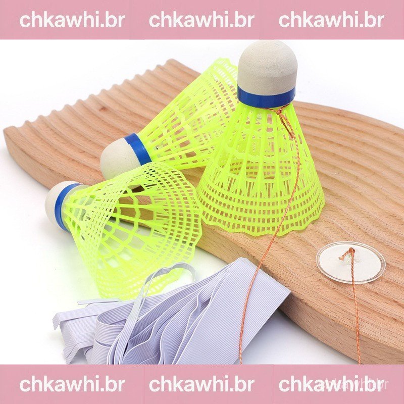 Criativo Badminton Luminoso De Rebound Único Jogador Ferramenta De Ajuda Ao Treinamento/Auto-Prático Esportivo Indoor