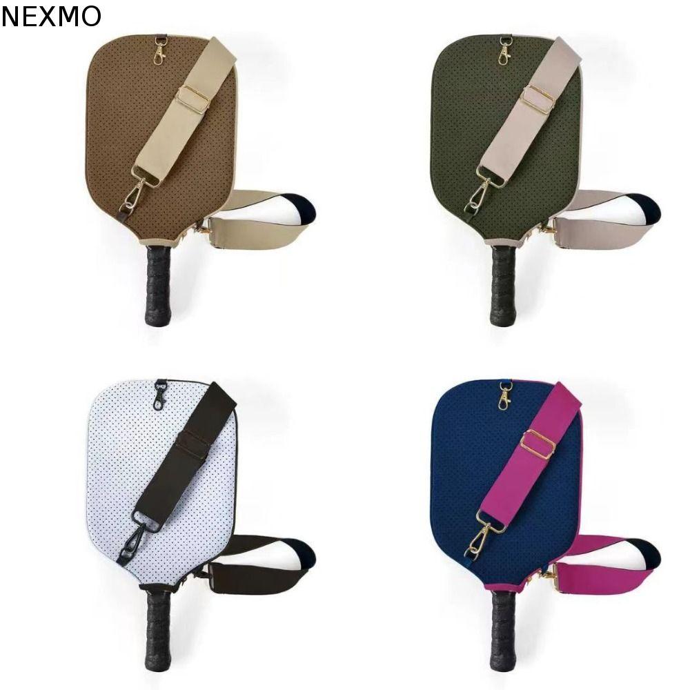 Capas De Remo De Pickleball NEXMO , Manga De Raquete Com Suporte De Zíper De Neoprene , Capa Contra Poeira