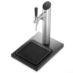 Torre de Chopp Electrolux Beer Flow Inox 1 Torneira e Base Preta para Cervejeira Home Bar