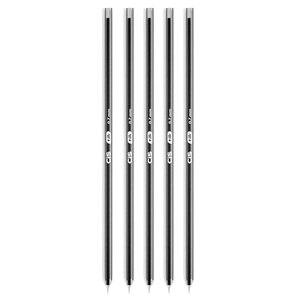 Kit Caneta Esferográfica TIK Preto CIS - 0.7mm C/ 5 Unidades em Oferta na Shopee