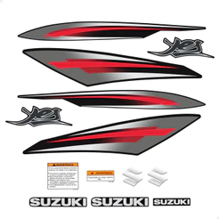 Kit Adesivos Suzuki Yes 125 2009/2010 Moto Preta + Emblemas