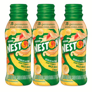 Kit 3 Bebida Láctea Nestle Neston Maçã, Banana e Mamão 280ml em Oferta na Shopee