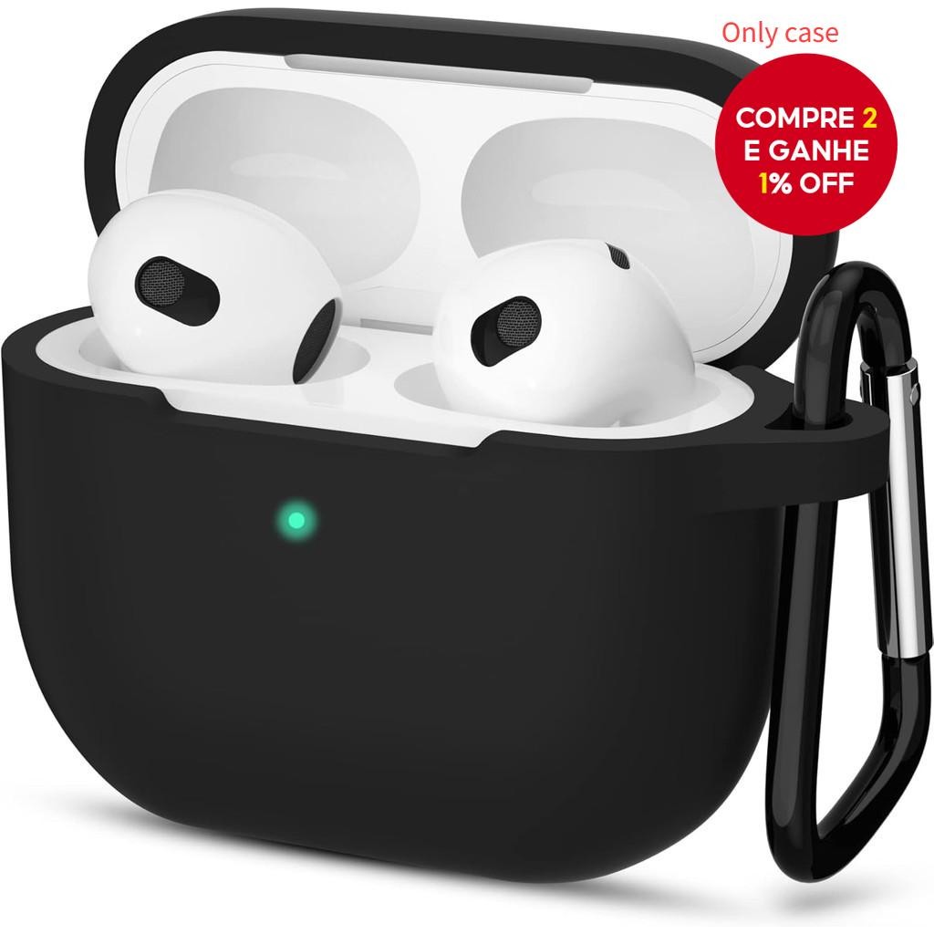 Capa SPRISE AirPods 3 , Protetora De Silicone Macio Para 3a Geração 2021 , Compatível Com Carregamento Sem Fio { Apenas 