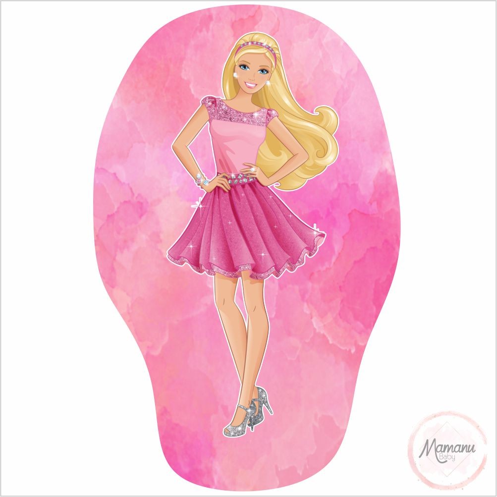 Almofada Naninha Infantil Lembrancinha Barbie Rosa